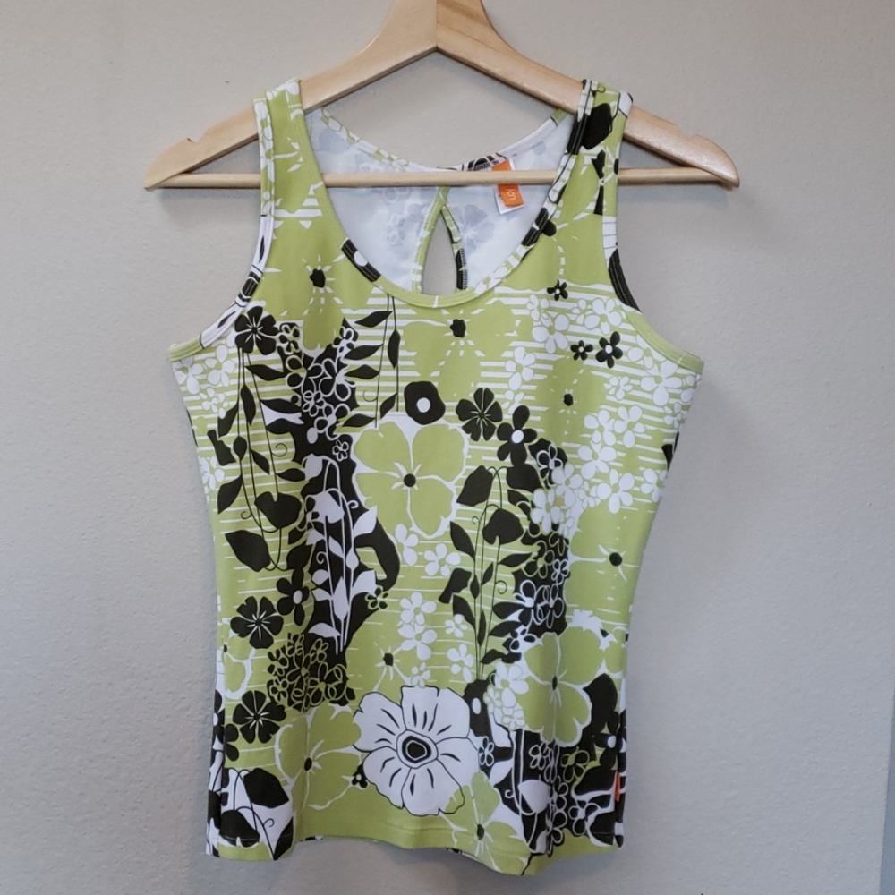 Lucy tank with cute back keyhole detail.